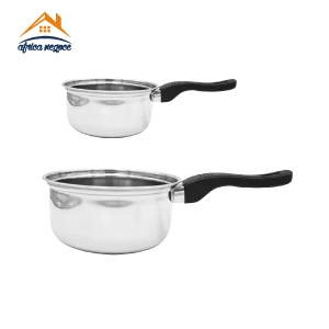 SET 2 CASSEROLES 14/18 CHROMEES 88245