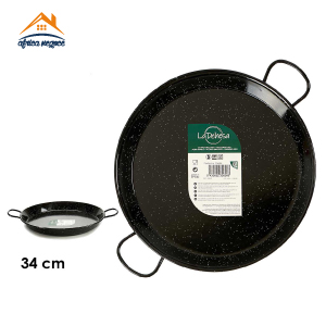 POELE A PAELLA EMAILLE 34CM ART30656