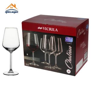 C6 VERRES A PIED CHATEAU 52CL GB  VICRILA  SF01101 SPAIN