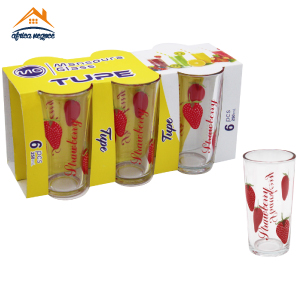 C6 VERRES TUPE STRAWBERRY MG GLASS