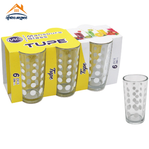 C6 VERRES TUPE 25 POINT BLANC MG GLASS