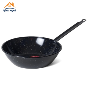 POELE A PAELLA PROFONDE A/MANCHE 22CM VAELLO REF 0722 SPAIN