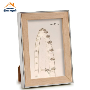 CADRE PHOTO ARGENT/BOIS 10*15CM 78427 GIFT DECOR