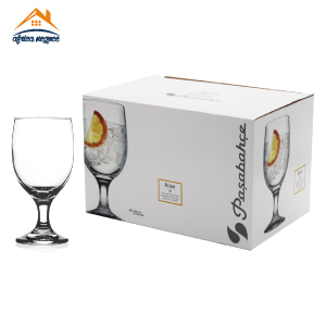 C6 VERRES A PIED ROSE 355CC 44373  PASABAHCE/8