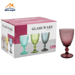 C6 VERRES A PIED JUS GM ESCORIAL DIAMOND PURPLE 3154-13 8