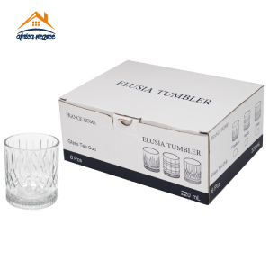 C6 VERRES ELUSIA LINES 220CC FB  MG GLASS MG766