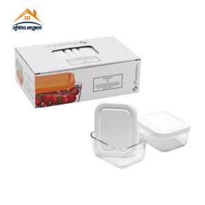 C2 BOITE SNOWBOX A/C BLANC 13*9CM 53733 PASABAHCE/12