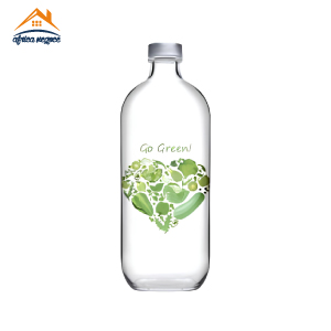 BOUTEILLE ICONIC A/C CHROME GO GREEN  80356 PASABAHCE