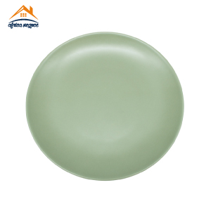 ASSIETTE DESSERT 20CM  VERT PISTACHE EN  STONEWARE VISTA ALEGRE  PORTUGAL