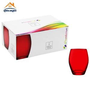 C6 VERRES BAREL JOY 39CL ROUGE 420035 PASABAHCE