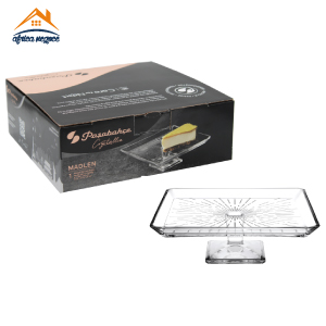 PLAT  PATISSERIE MADLEN CARREE A/PIED 24CM  950007 PASABAHCE