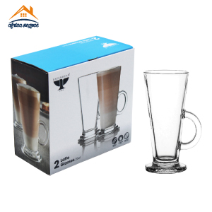 C2 TASSES LATTE GLASSES COLUMBIAN 263CC 55861 RAVENHEAD PASABAHCE