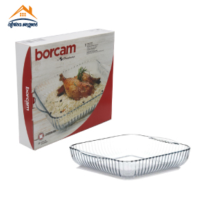 PLAT FOUR CARRE BORCAM 33*27CM 59394 GB 59394 PASABAHCE