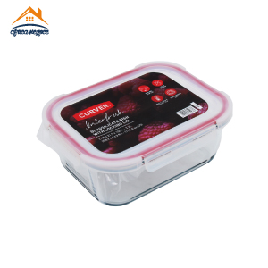 BOITE DE CONSERVATION BAKE ANS STORE A/C SILCONE ROUGE 3550CC 27.5*21.5*10CM CURVER 59584