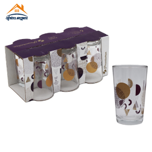 C6 VERRE A THE PURPLE PARTY 100CC 52291 PASABAHCE