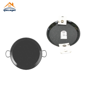 POELE A PAELLA EMAILLEE A/2 ANSES PLATE 38CM VAELLO REF 0238 SPAIN