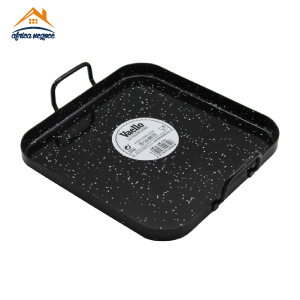 PLATEAU DE PRESENTATION EMAILLE 18*18CM A/2 ANSES REF 6418 VAELLO