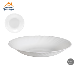ASSIETTE CREUSE CLASSIC 21.5CM OPAL VIVALTO 77765