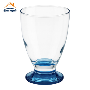 VERRE A EAU ONDAS FOND BLUE 268CC 41156 PASABAHCE
