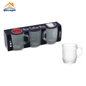 C3 CHOPES NEW COFFEE MUG LINES 25CL MG GLASS