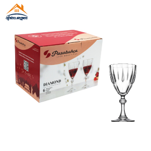 C6 VERRES A PIED DIAMOND 24.5 CL 44767 GB PASABAHCE