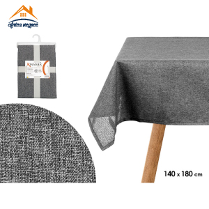 NAPPE RECTANGULAIRE EN POLYESTER GRISE 140*180CM 95064 KINVARA