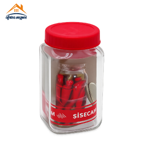 POT DE CONSERVATION A/C ROUGE TWIST OFF 100 180499 SISECAM