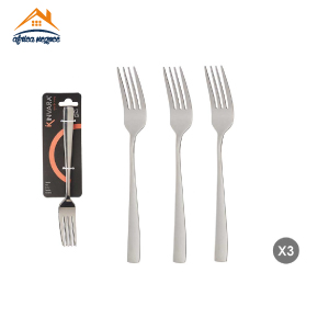 SET 3 FOURCHETTES DE LUXE GM BLISTER 86905 KINVARA