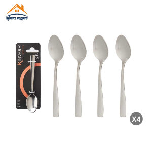 SET 4 CUILLERES A DESSERT DE LUXE EN BLISTER 86907 KINVARA